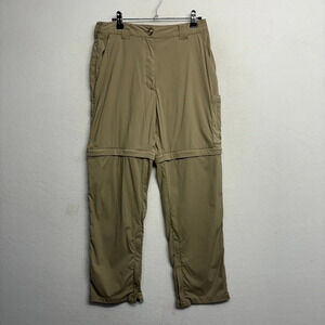 Exofficio Cargo Convertible Pants Nylon Stretch 6 Petite Cream Women's